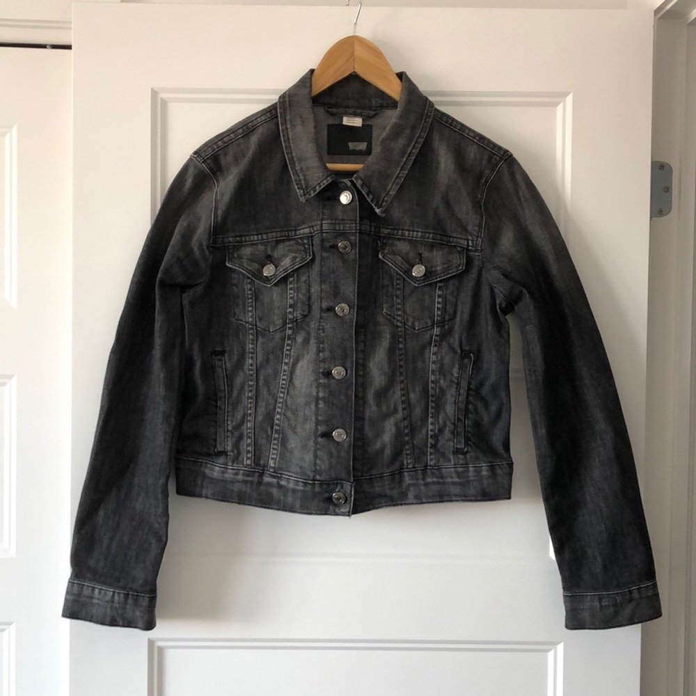 Levi’s Black Denim Jacket Size Large